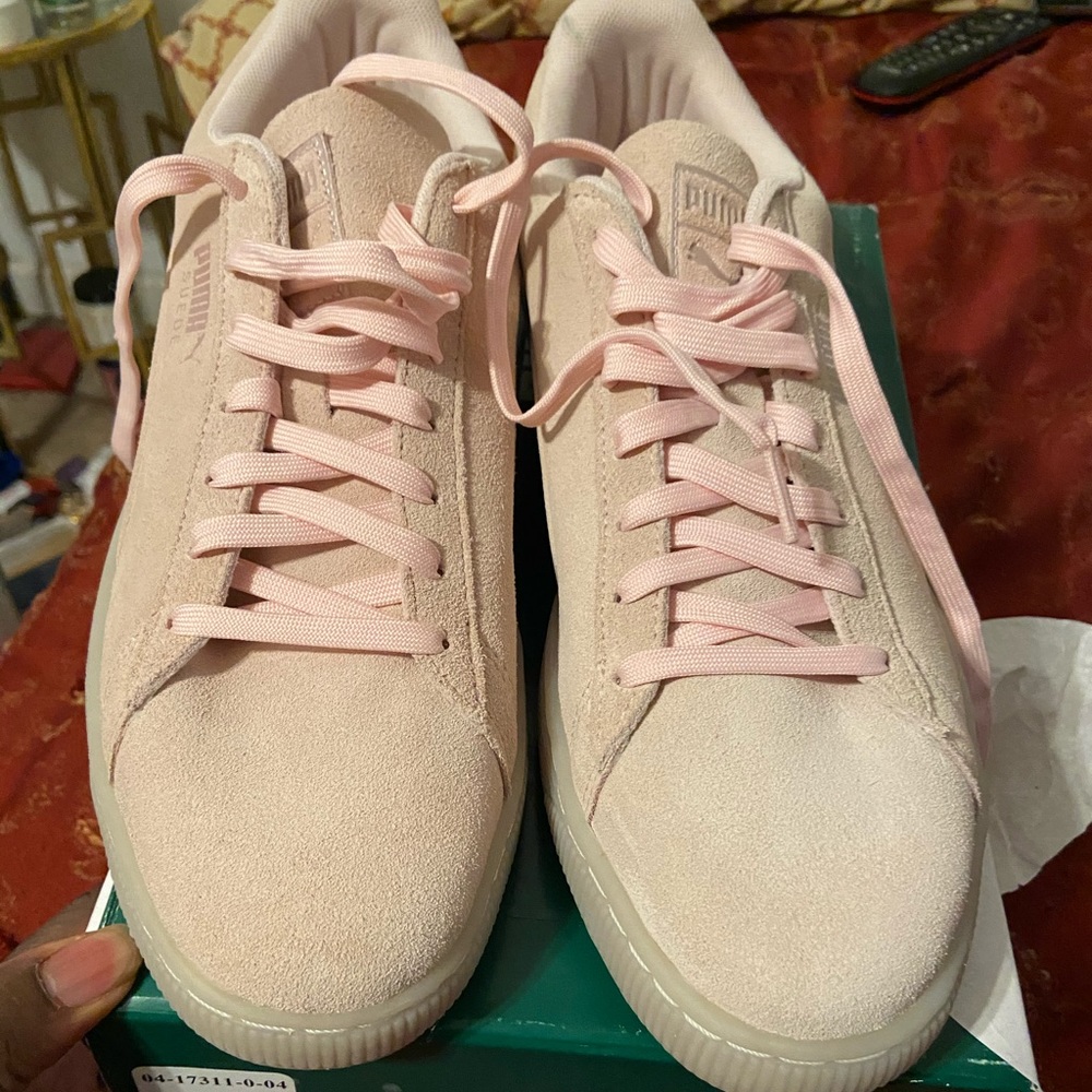 puma suede emboss iced foil new with box neverworn